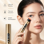 Hot-selling eye beauty instrument plus face and eye essence introduction instrument hot compress to lift facial massager to lighten dark circles and eyes.