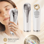Dual-band milk light skin rejuvenation instrument black gold beauty instrument light spots and prints shrink pores and brighten skin color.